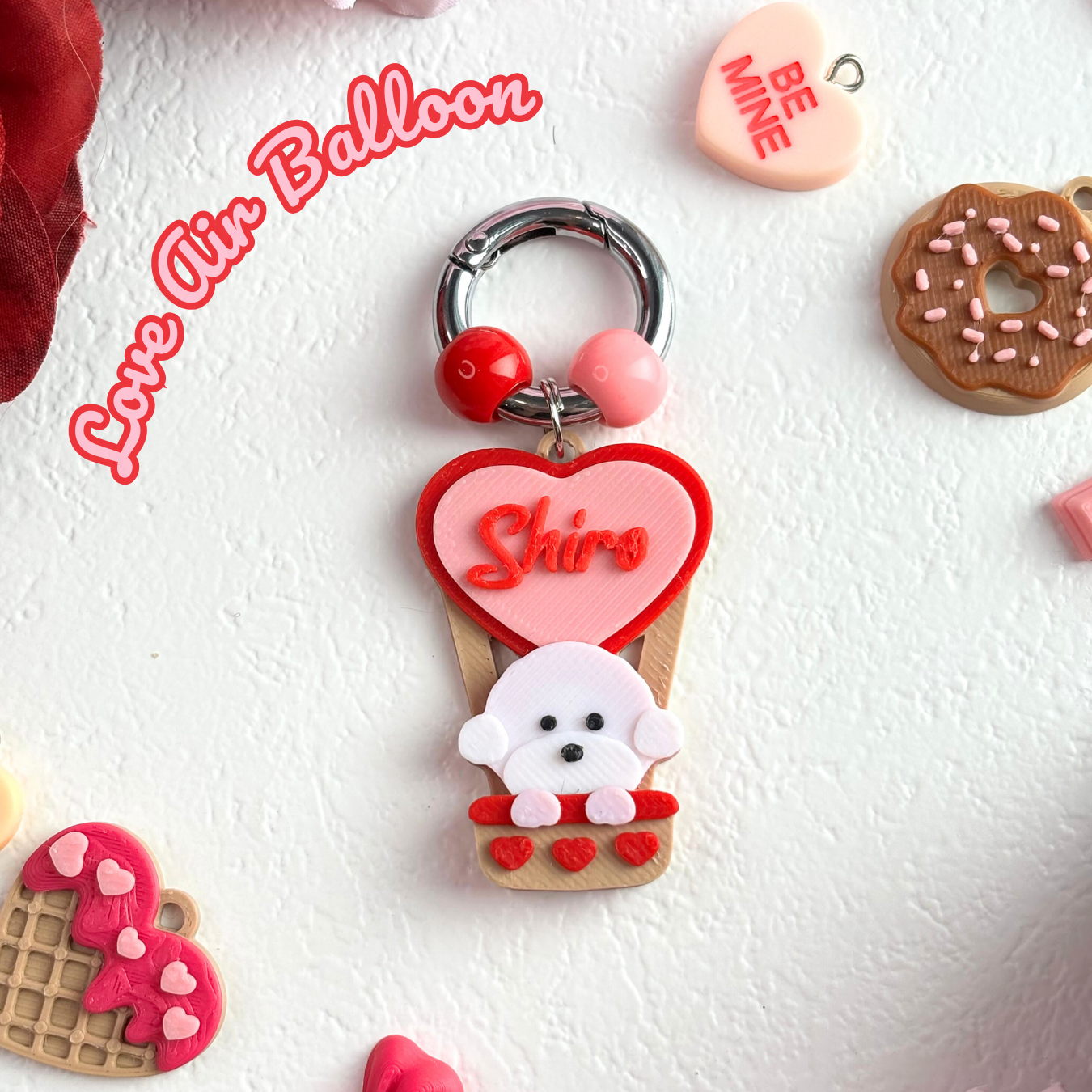 Love Air Balloon - Pet Charm