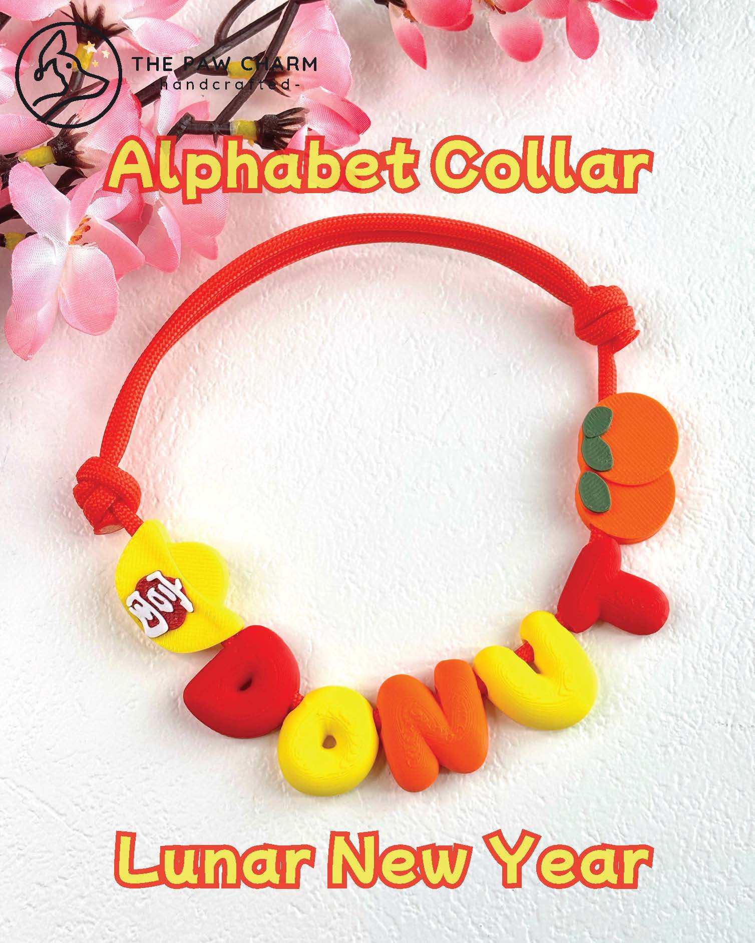 LNY Alphabet Collar