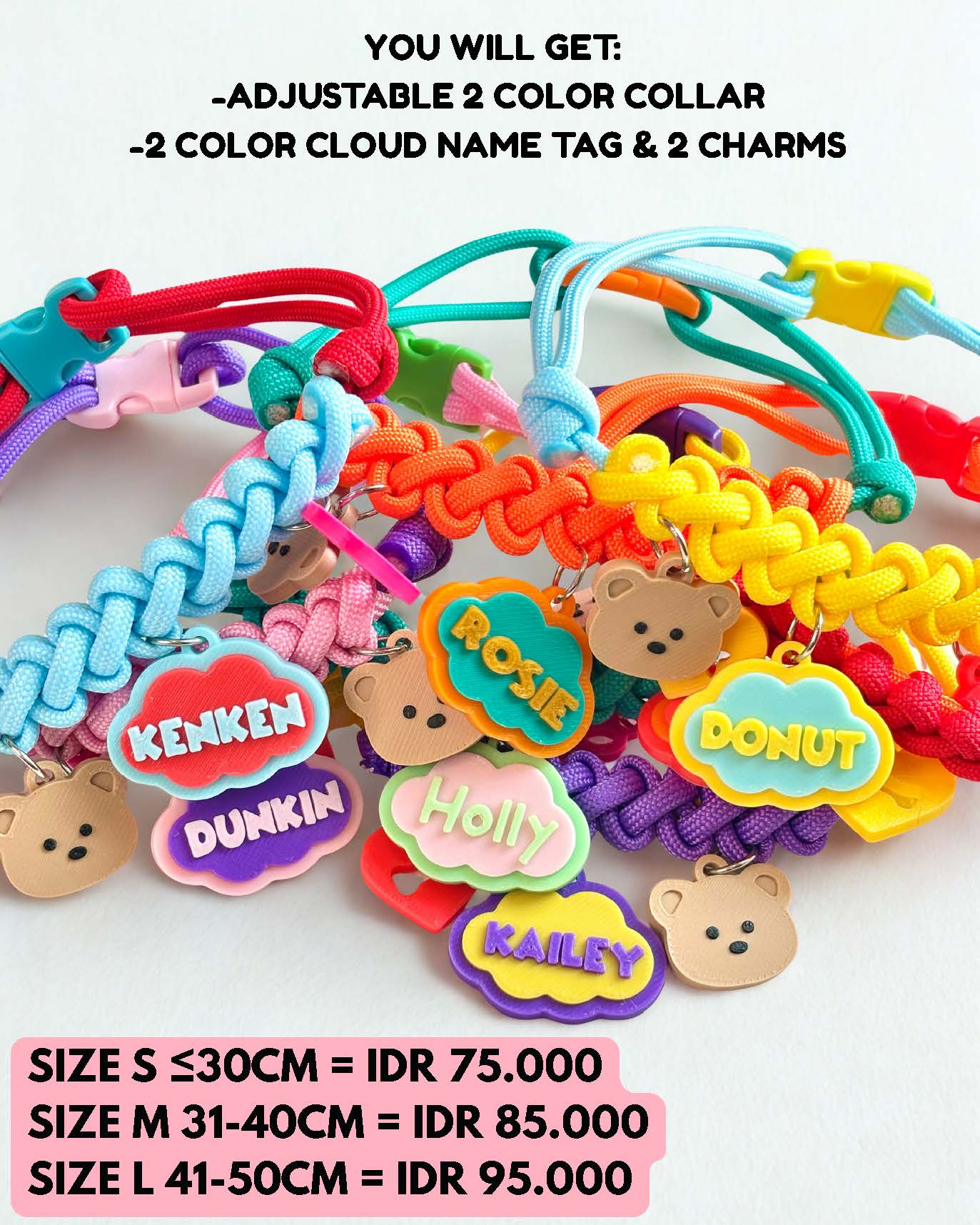 Rainbow Bear Collar