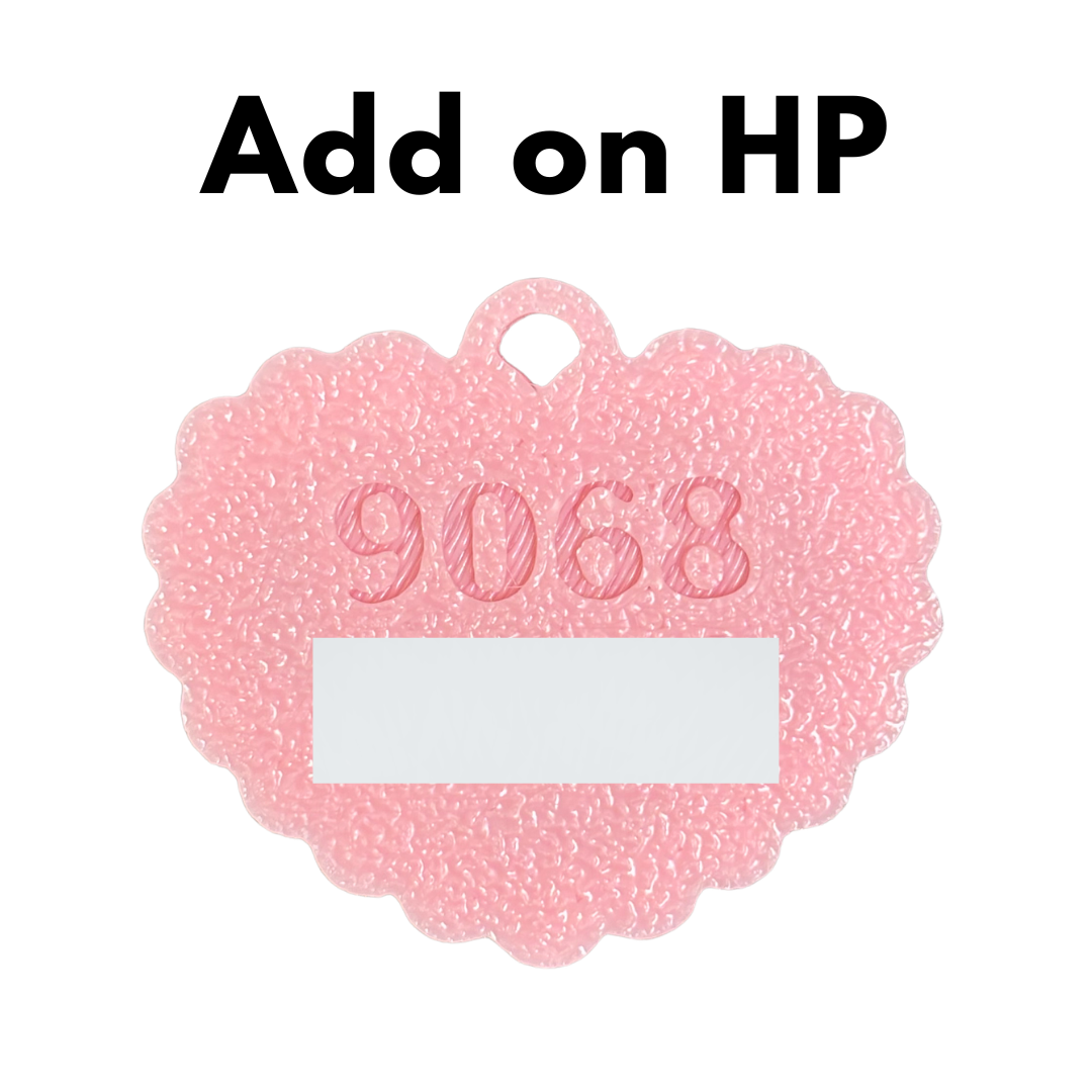 Phone Number (HP) - Add On - Pet Charm